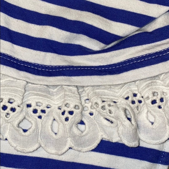 blue and white striped tank top - Picture 2 of 3